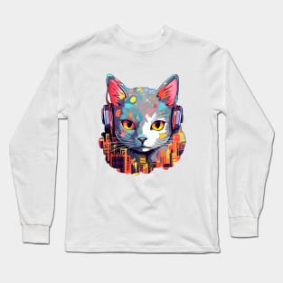 Cat Animal World Pet Dog Loving Fun Long Sleeve T-Shirt